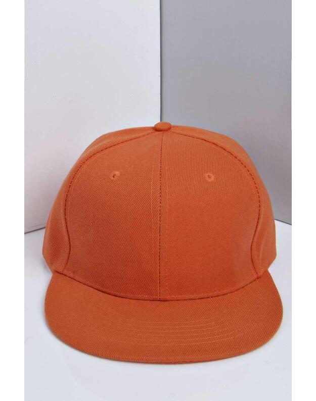 Oranžinė snapback kepurė
