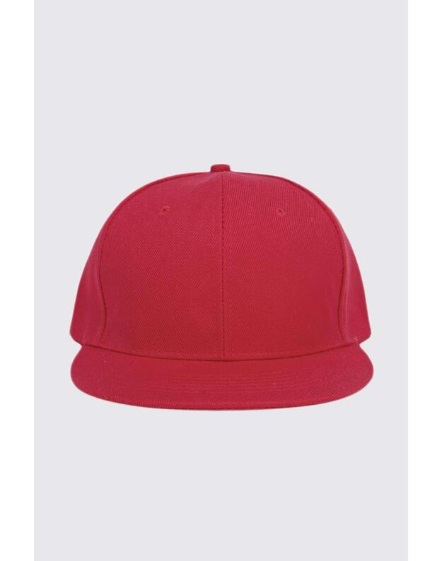 Raudona snapback kepurė
