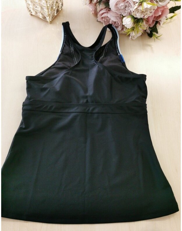 bpc bonprix collection dviejų dalių juodos spalvos  maudymosi kostiumėlis  RAINBOW931599