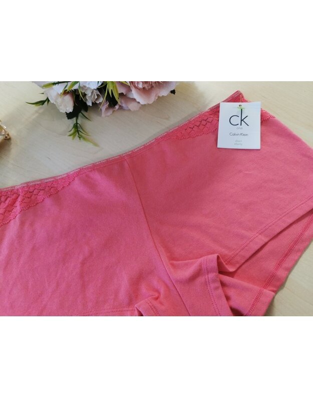 Calvin Klein M(38) dydžio koralo spalvos moteriškos kelnaitės CK short