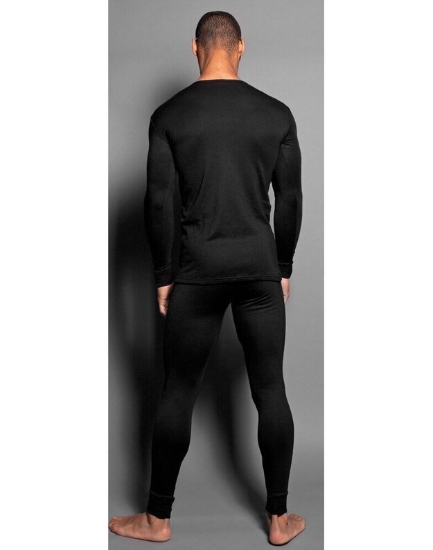  Doreanse S M XL dydžio vyriški juodi medvilniniai  marškinėliai ilgomis rankovėmis 8501