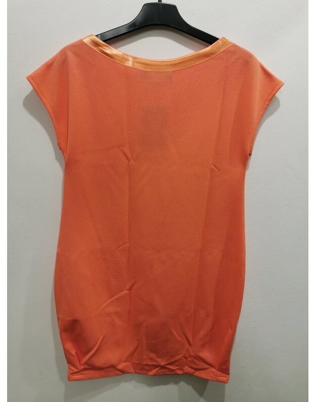 Moe  L(40) dydžio oranžinė klasikinė suknelė Prestige