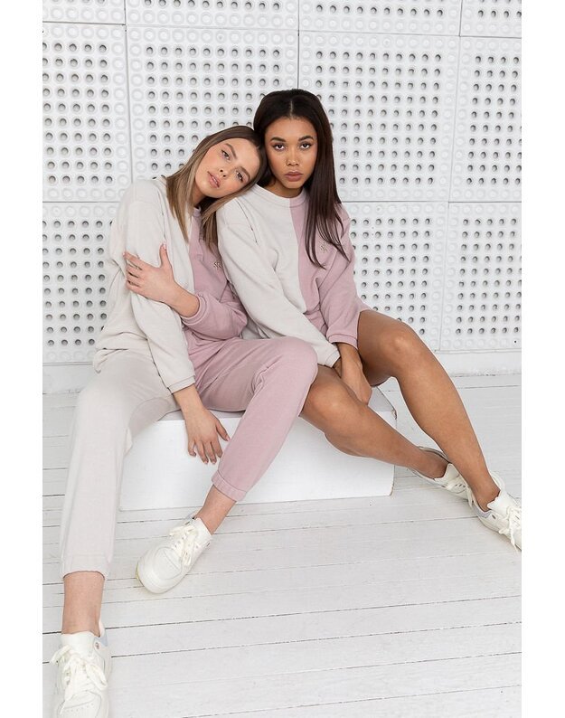 Sofa Killer dvispalvis laisvalaikio kostiumas PINK&SAND su šortais 2
