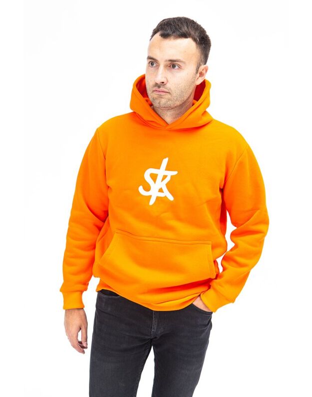 Sofa Killer oranžinis džemperis su SK logotipu