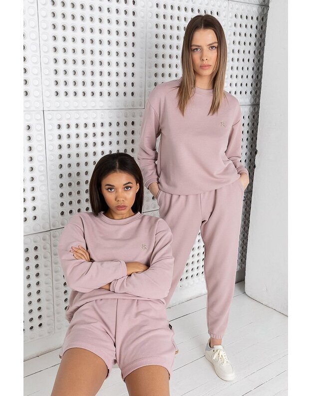 Sofa Killer rausvos spalvos laisvalaikio kostiumas PINK su šortais 1