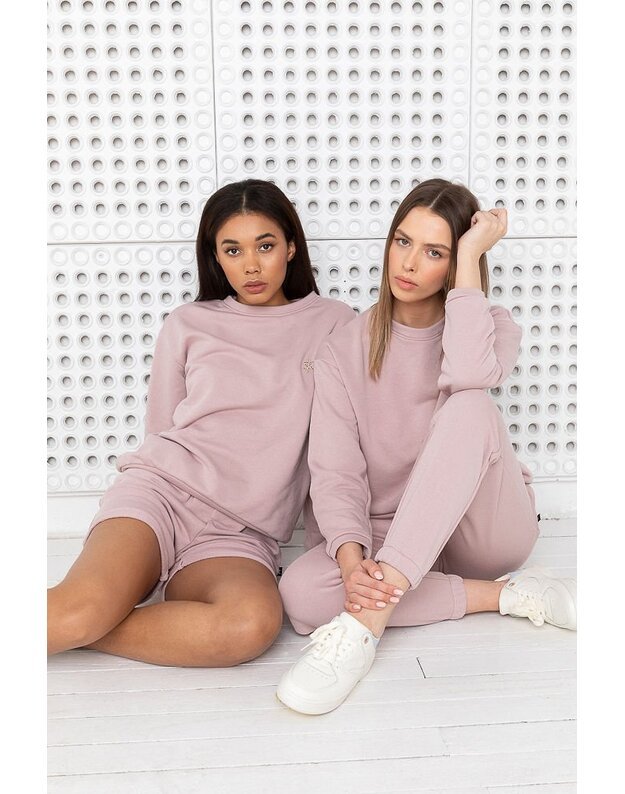 Sofa Killer rausvos spalvos laisvalaikio kostiumas PINK su šortais 3