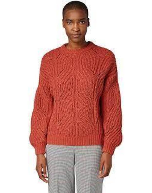 Tom Tailor L(40) dydžio moteriškas rudos spalvos  megztinis 19948-1013939 